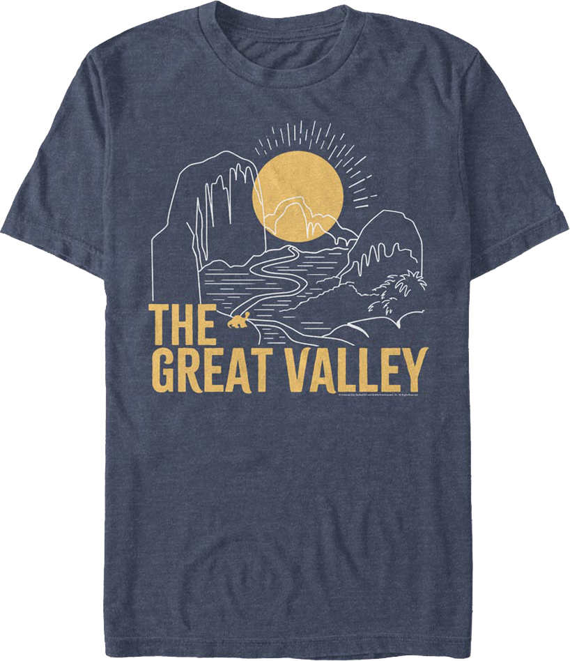Great Valley Sketch Land Before Time T-Shirt