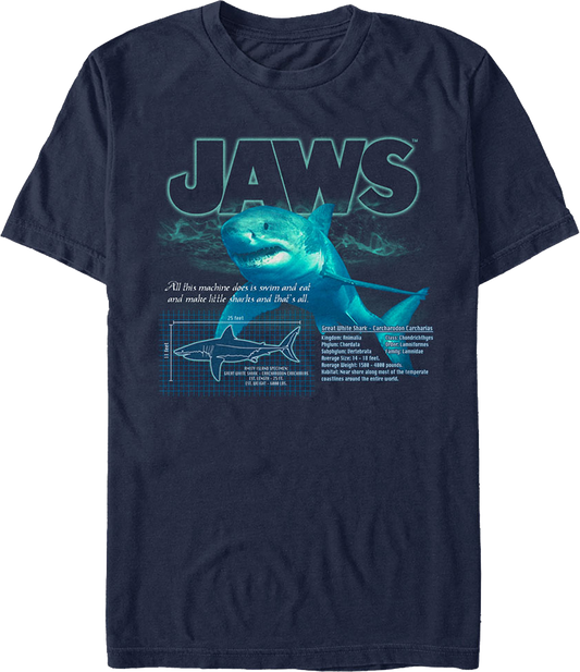 Great White Shark Jaws T-Shirt
