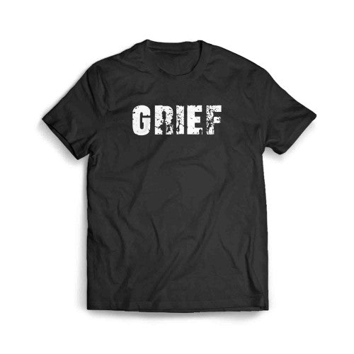 Grief Band Vintage Printed Men's T-Shirt