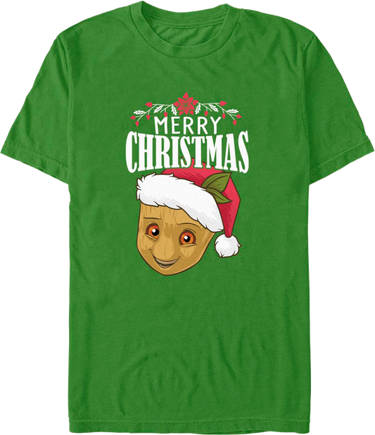 Groot Merry Christmas Guardians of the Galaxy T-Shirt