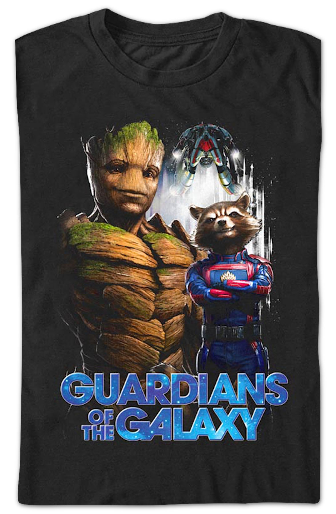 Groot Rocket Collage Guardians Of The Galaxy T-Shirt