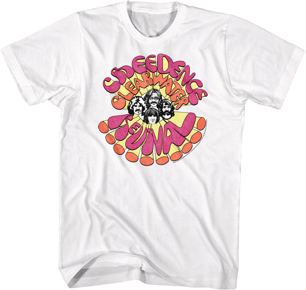 Groovy Sketches Creedence Clearwater Revival T-Shirt