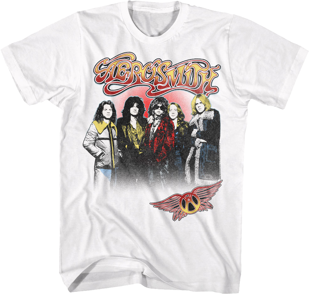 Group Photo Aerosmith T-Shirt