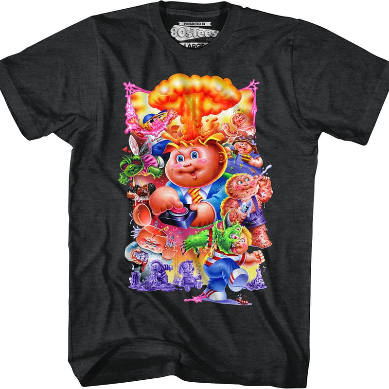 Group Poster Garbage Pail Kids T-Shirt