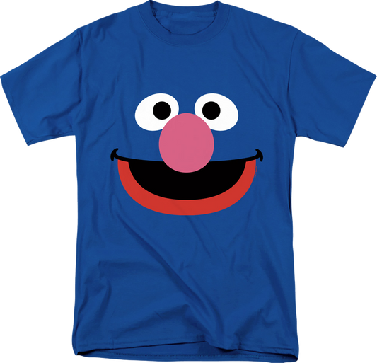 Grover Face Sesame Street T-Shirt