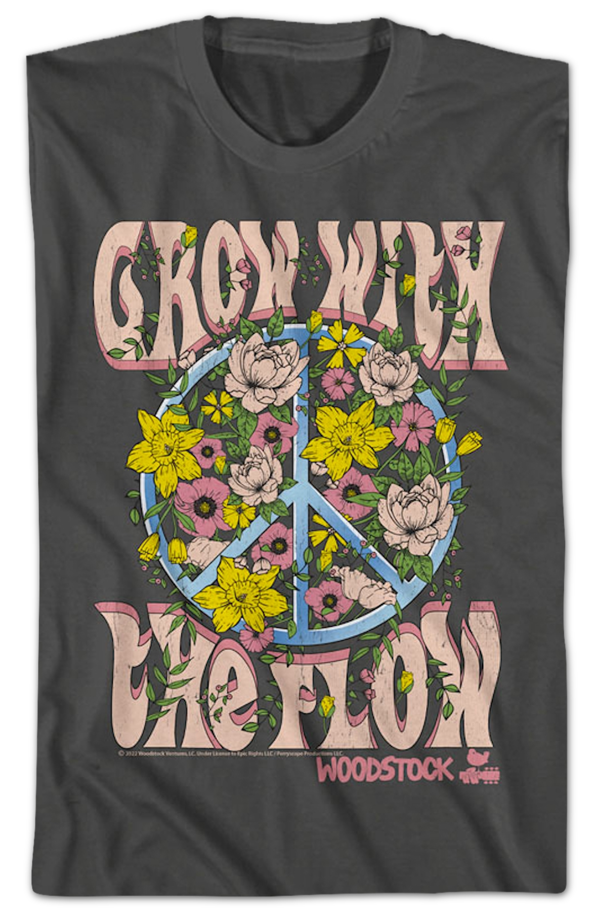 Grow With The Flow Woodstock T-Shirt