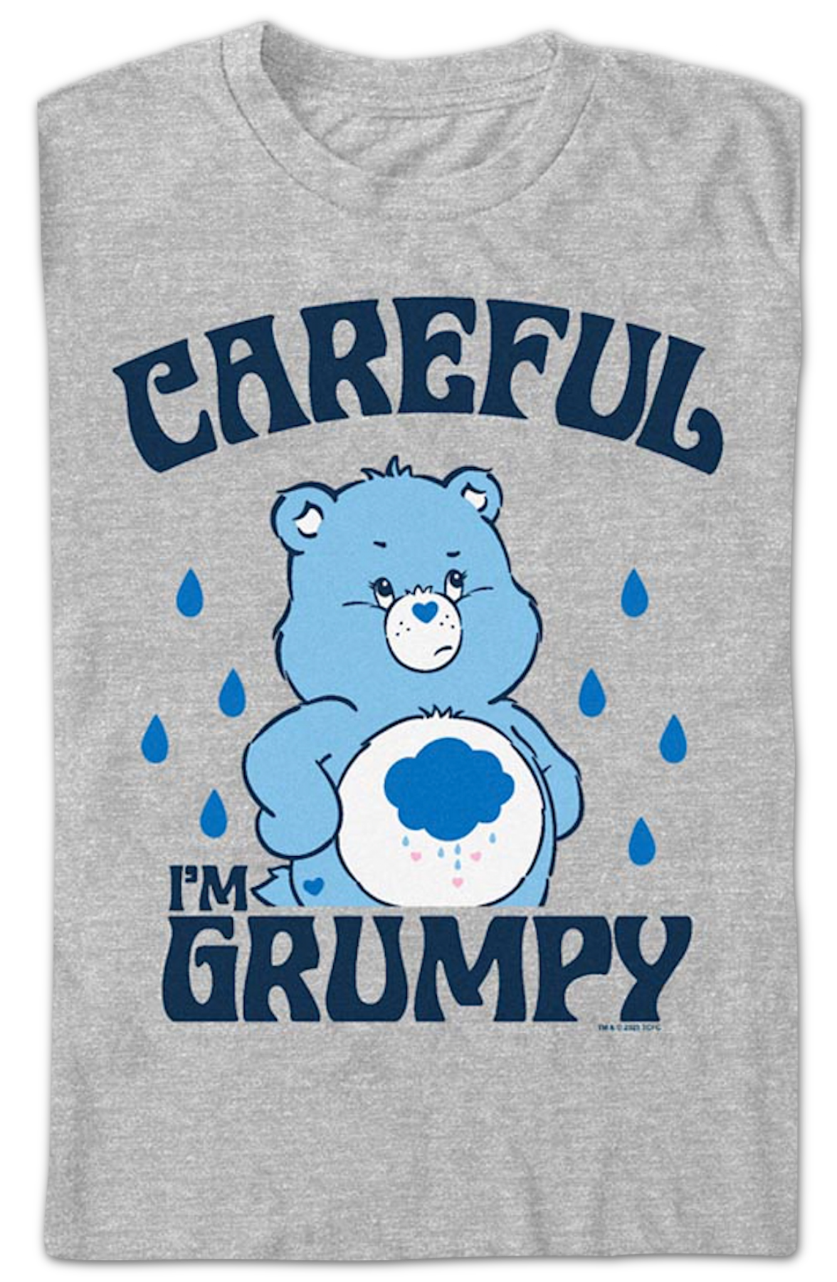 Grumpy Bear Careful Warning Care Bears T-Shirt