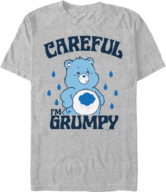 Grumpy Bear Careful Warning Care Bears T-Shirt