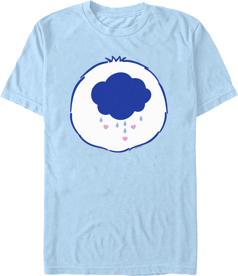 Grumpy Bear Belly Badge Care Bears T-Shirt