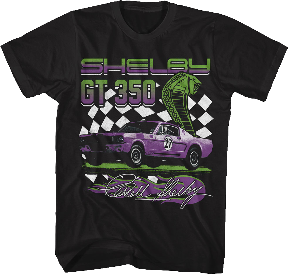 GT 350 Checkered Flag Shelby T-Shirt