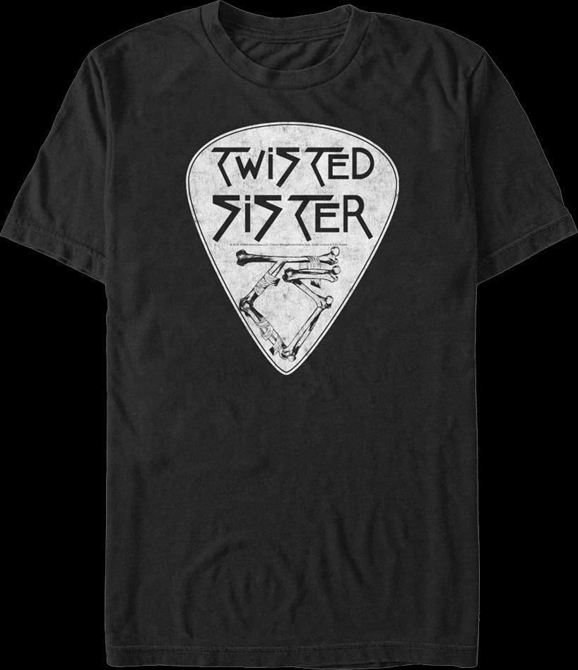 Guitar Pick Twisted Sister T-Shirt
