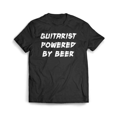 Guitarist Powered By Beer Men's T-Shirt