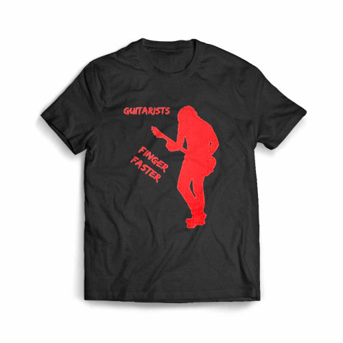 Guitarists Finger Faster Men's T-Shirt