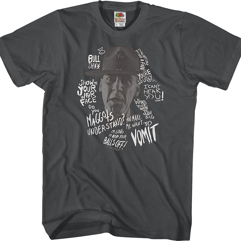Gunnery Quotes Full Metal Jacket T-Shirt