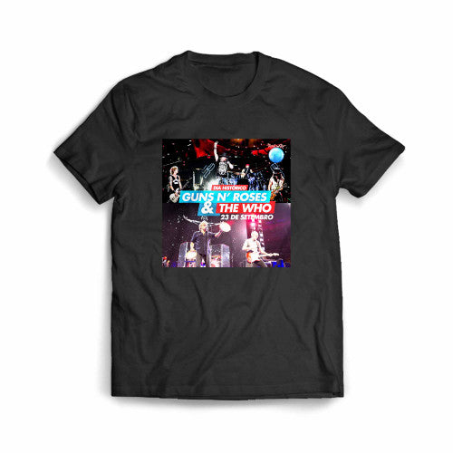 Guns And Roses In Concert Men's T-Shirt