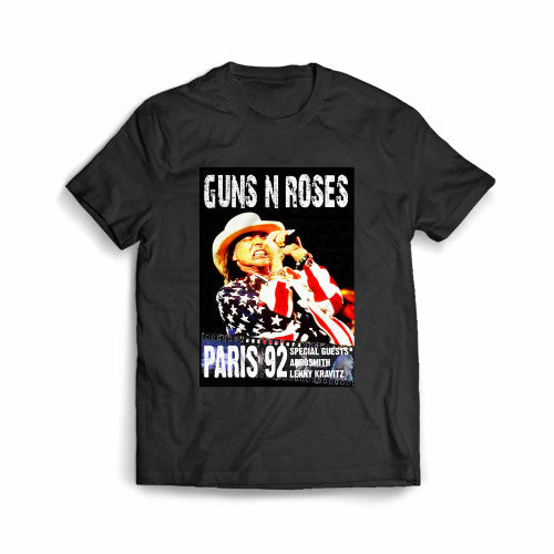 Guns N Roses Paris 1992 Men's T-Shirt