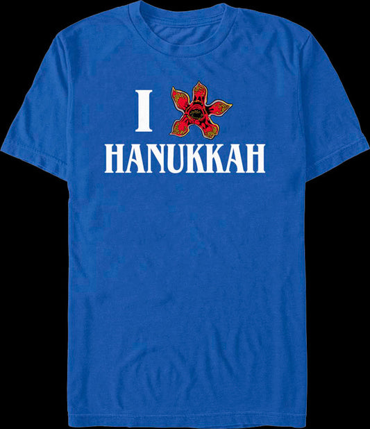 I Love Hanukkah Stranger Things T-Shirt