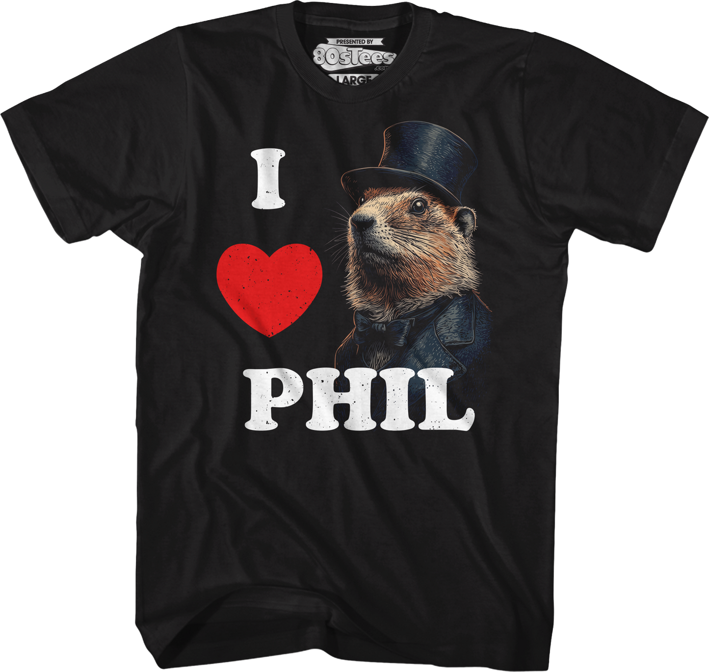 I Love Phil Groundhog Day T-Shirt