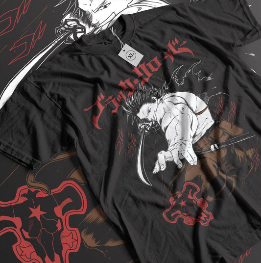 Unisex T-shirt, Manga Shirt, Graphic Anime Tee,Anime Vintage Special , Japan, Anime Manga Shirt, Anime Shirt,Black Swordsman, Skull Knight