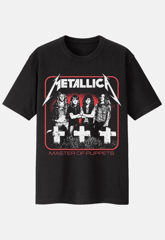 Vintage Master Of Puppets Photo T-Shirt