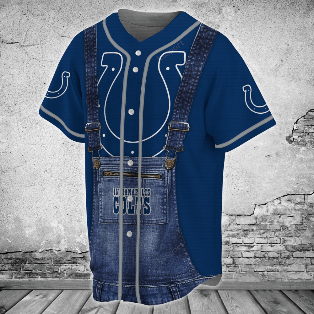 Indianapolis Colts Personalized Baseball Jersey BJ0160 - lylyprint.com