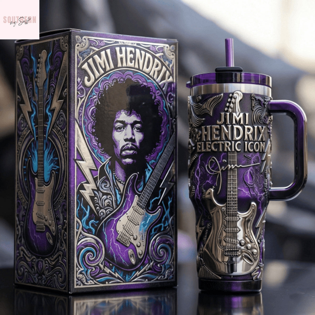 Jimi Hendrix Electric Icon Tumbler