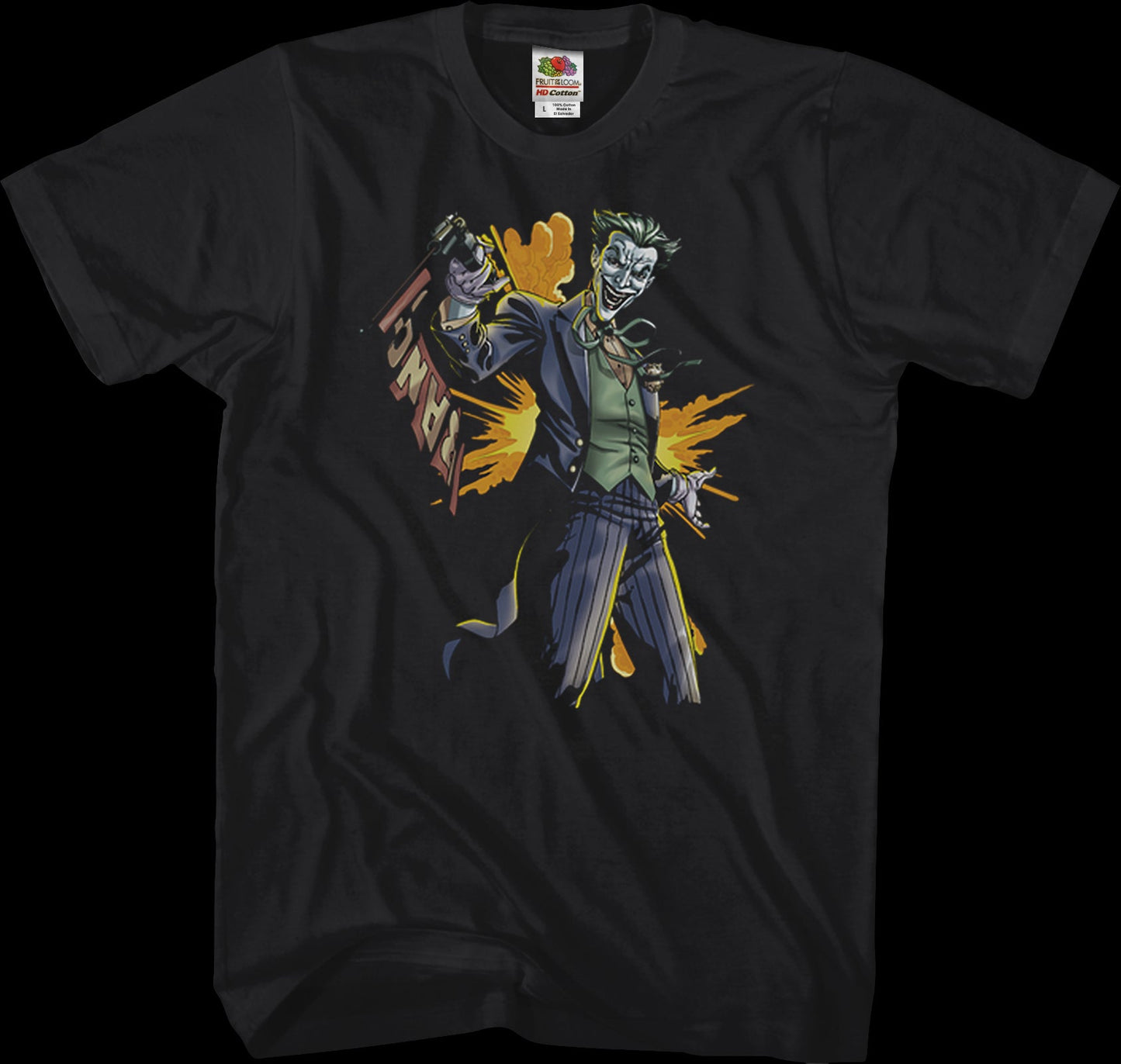 Joker Bang Gun Batman T-Shirt