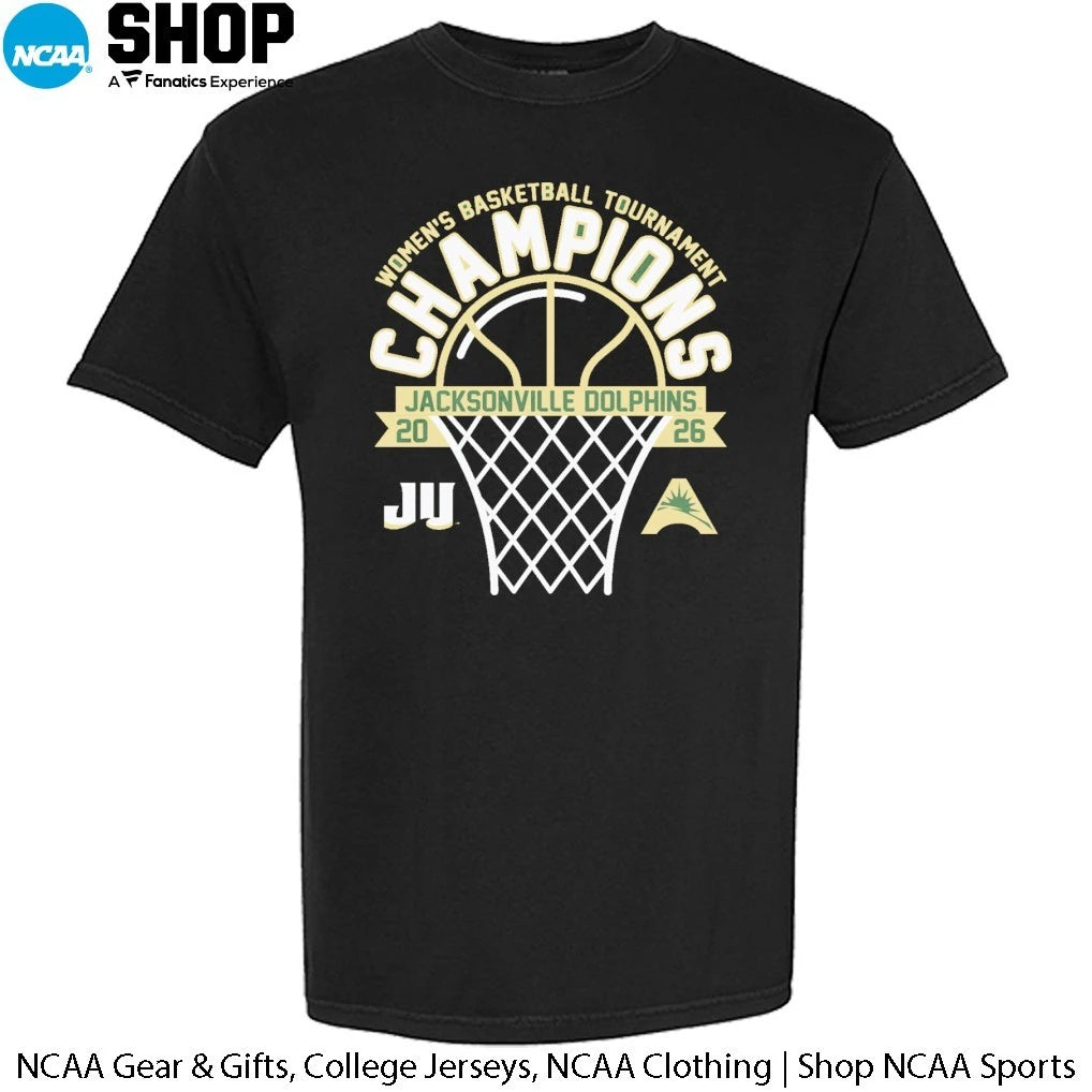 JU Dolphins 2026 ASUN Women’s Basketball Tournament Champions T-Shirt