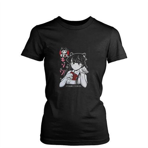 Komi Can Not Communicate Anime Art Womens T-Shirt Tee