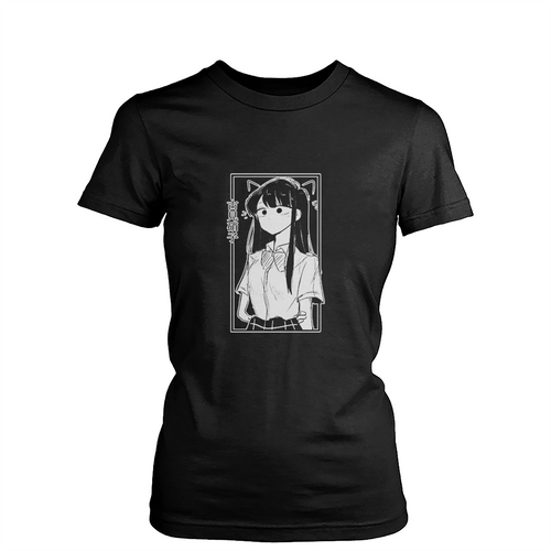 Komi Can Not Communicate Sketch Anime Womens T-Shirt Tee