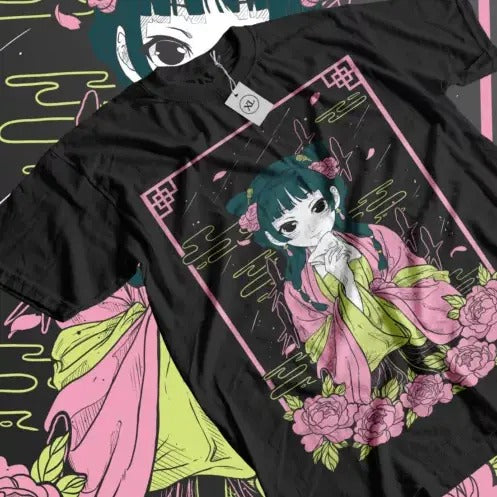 kusuriya no hitorigoto maomao T-shirt Kawaii Short Sleeve Waifu Girl Gift Shirt Hoodie, Sweatshirt | HypeCrazeTee.com
