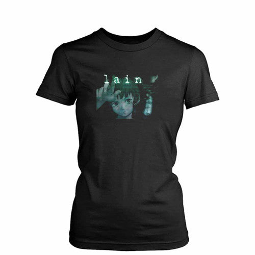 Lain Serial Experiments Lain Anime Womens T-Shirt Tee