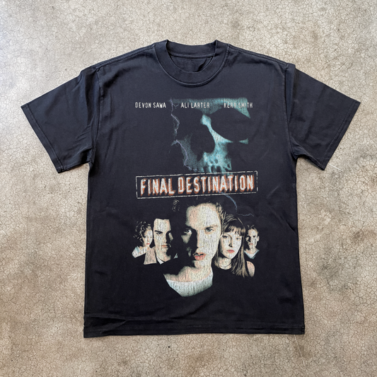 '00 FINAL DESTINATION PROMO BLACK T-SHIRT