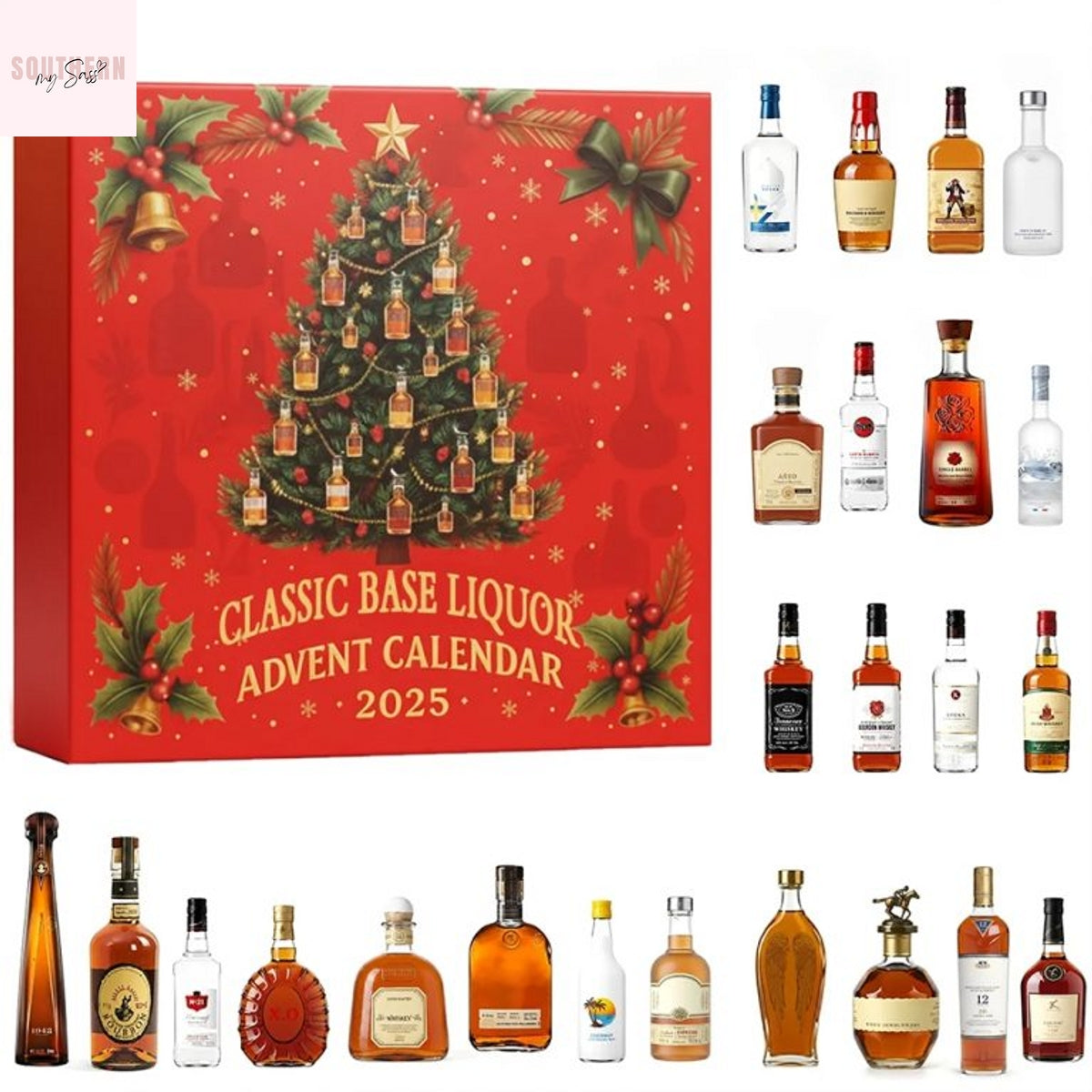 Liquor Whiskey Vodka Rum Advent Calendar 2025