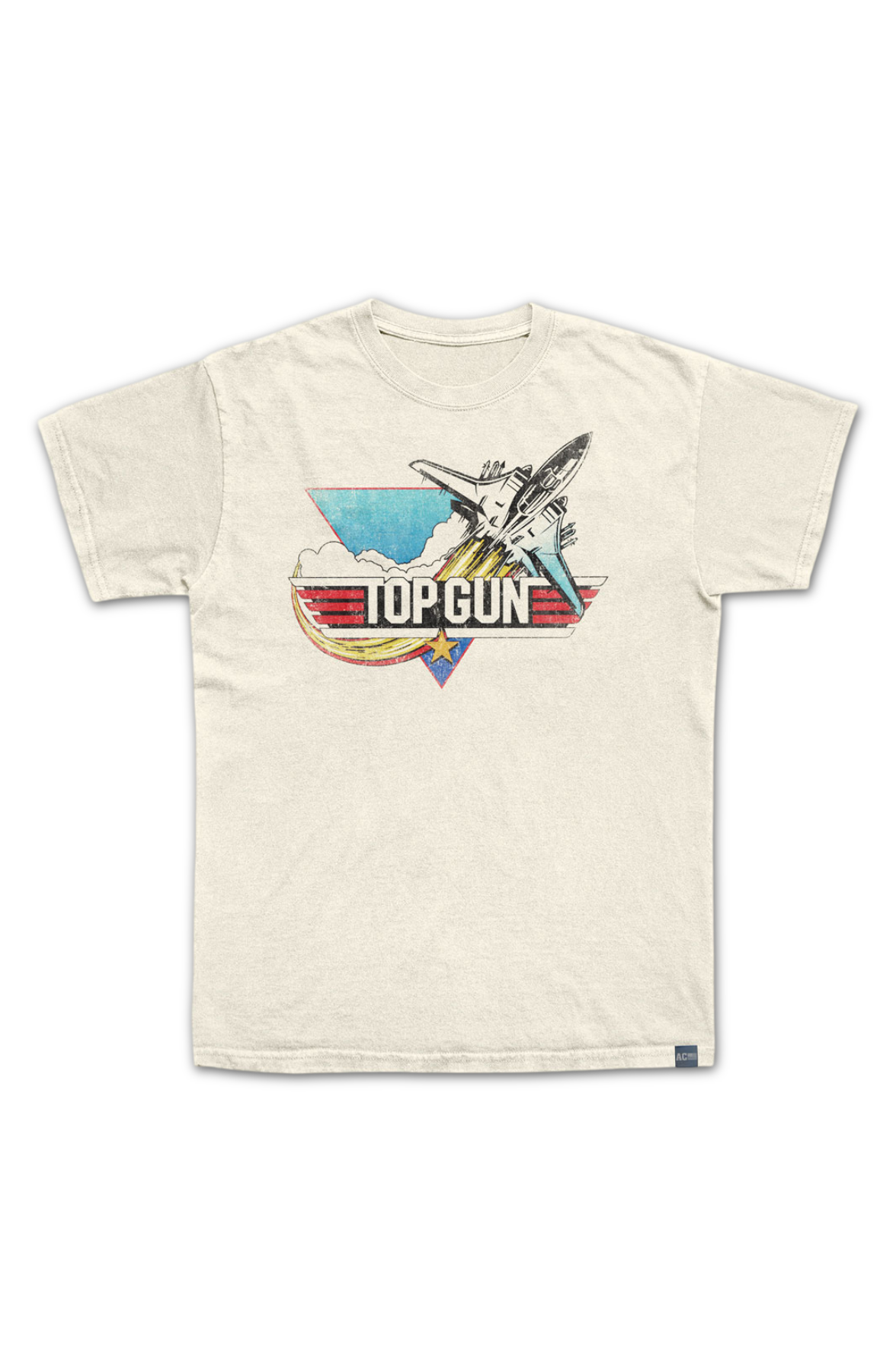 Made In USA Vintage Fade Top Gun T-Shirt