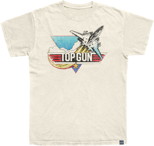 Made In USA Vintage Fade Top Gun T-Shirt