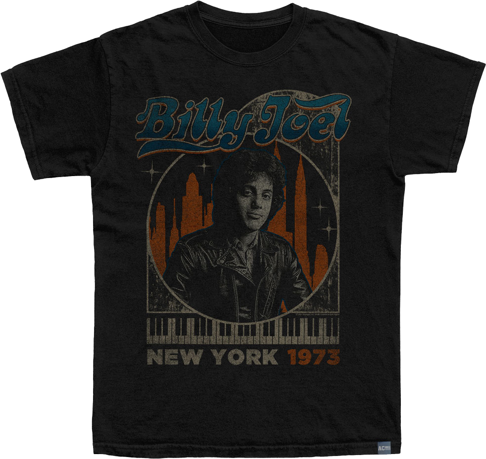 Made In USA Vintage New York 1973 Billy Joel T-Shirt