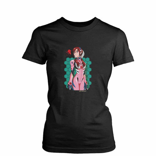Mari Illustrious Evangelion Anime Womens T-Shirt Tee