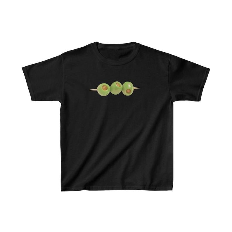 martini olives baby tee, cotton shirt, coquette y2k graphic tee Hoodie, Sweatshirt | HypeCrazeTee.com