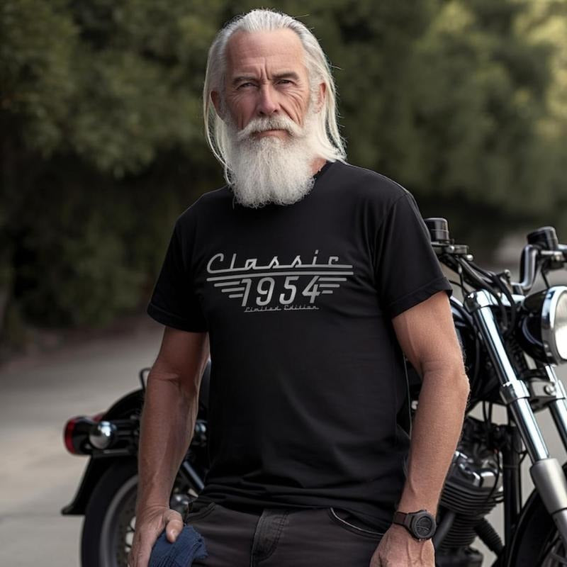 men gifts 70th Birthday Shirt, Born in 1955 Classic Car Lover, Limited Edition Dad Birthday Gift T Shirt, Grandpa Turning...