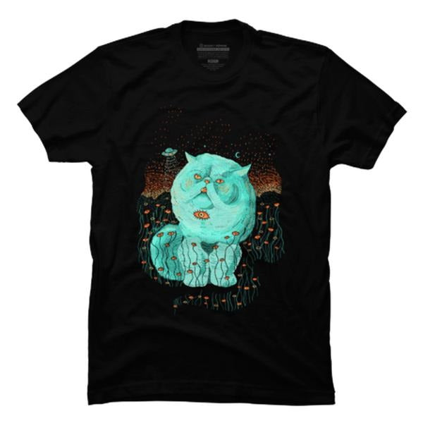men's  tees men's Gifts Crew Neck T-Shirt trendy t-shirts men's t shirts  tees, Patterned Print Space Fisherman:...