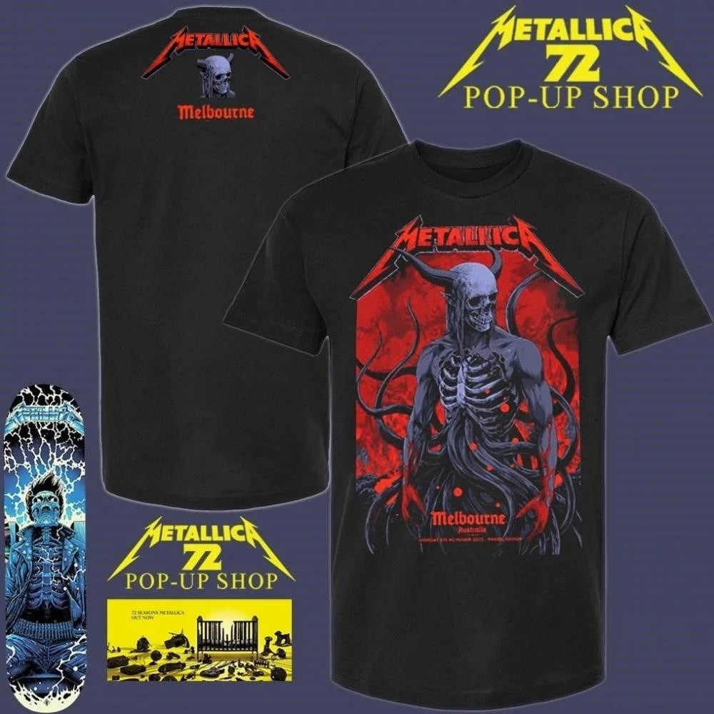 Metallica M72 Melbourne Australia November 8, 2025 Art Ken Taylor’s Pop-up shop T-Shirt