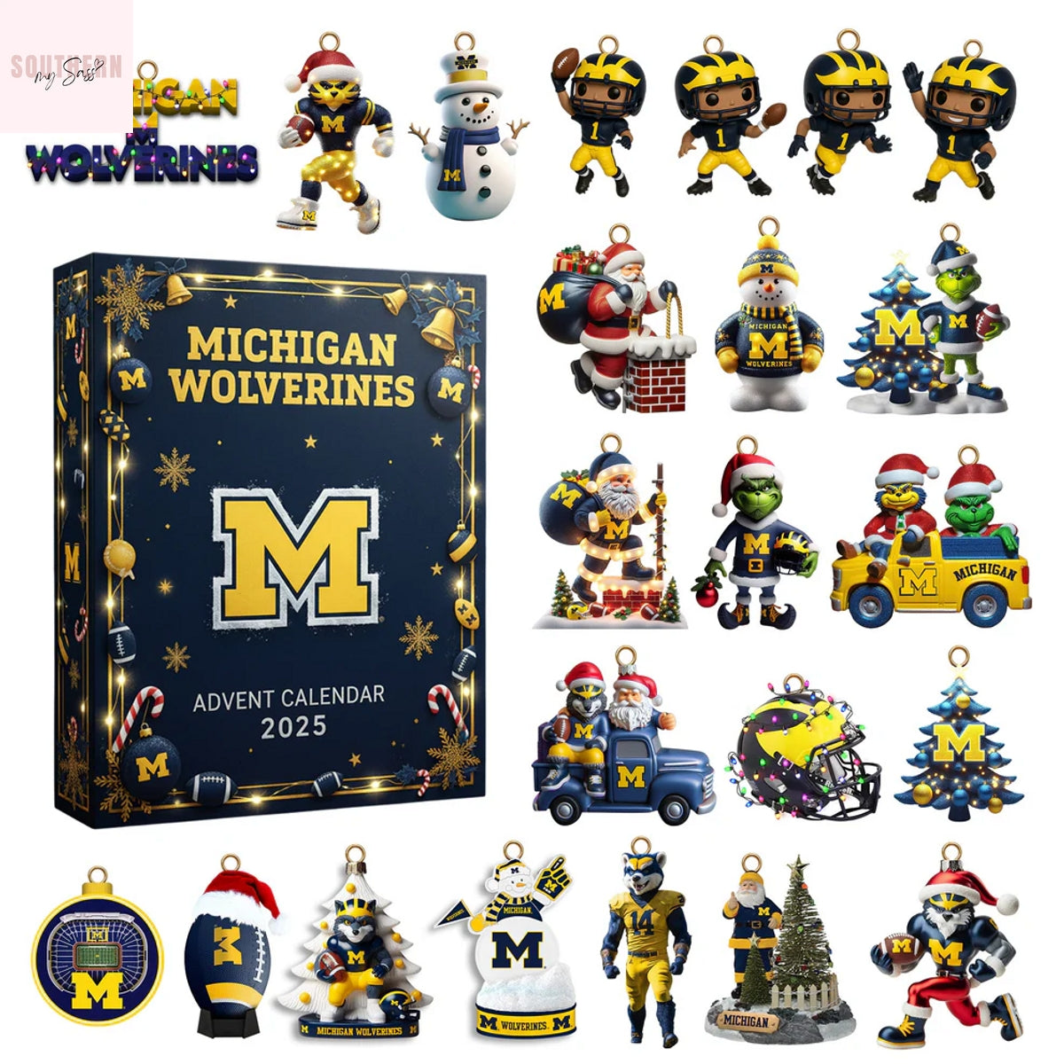 Michigan Wolverines Football 2025 Advent Calendar