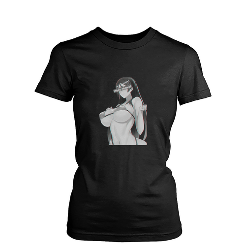Minamoto Anime Girl Womens T-Shirt Tee