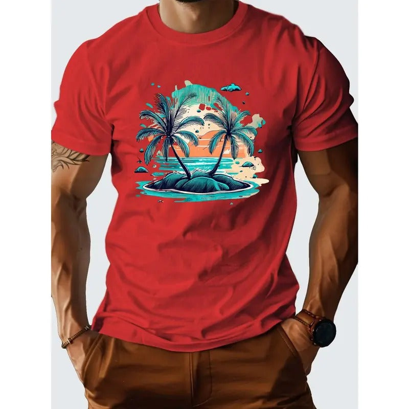 minimalist beach G500 pure cotton men's Tshirt comfort fit Made in USA Hoodie, Sweatshirt | HypeCrazeTee.com