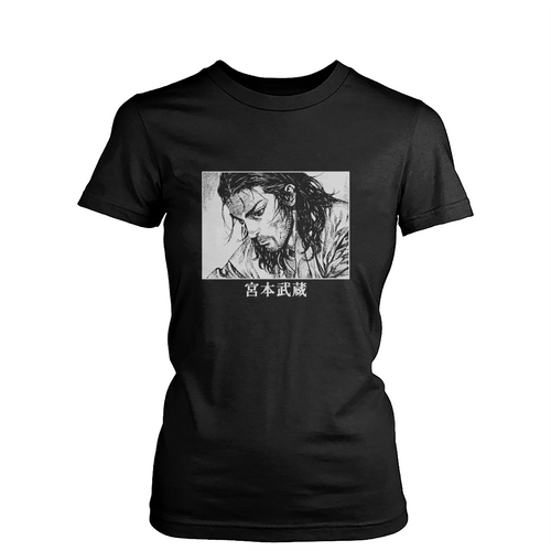 Miyamoto Musashi Anime Love You Womens T-Shirt Tee