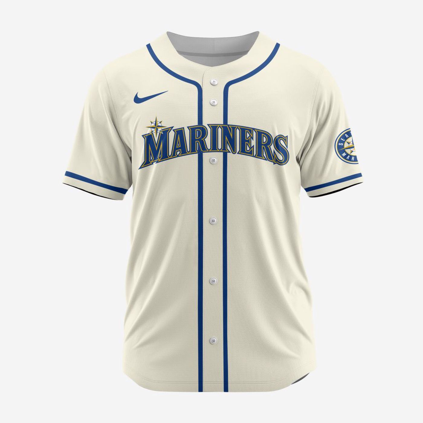 MLB Seattle Mariners Personalized Alternate Baseball Jersey - Bafud