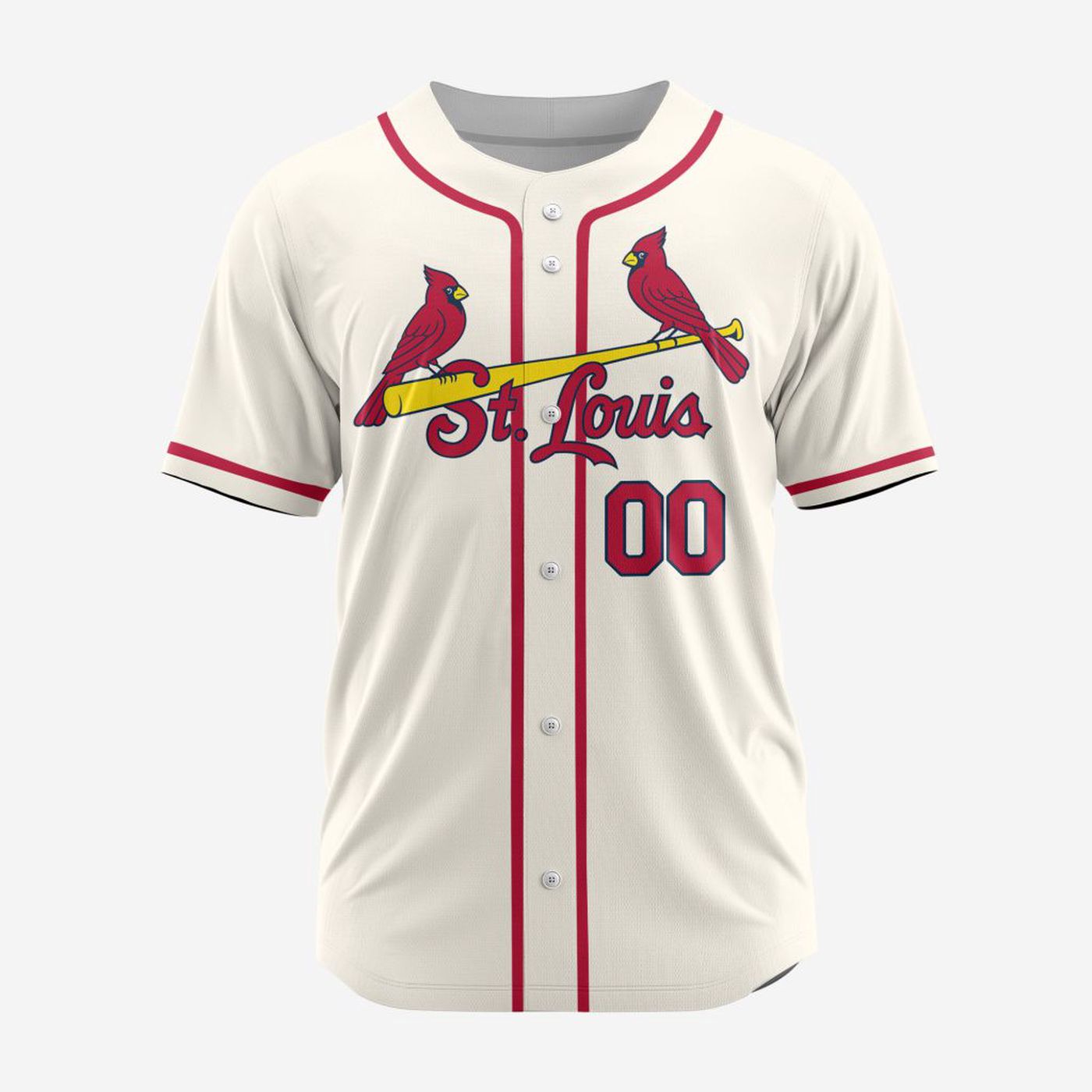 MLB St. Louis Cardinals Personalized Alternate Baseball Jersey - Bafud