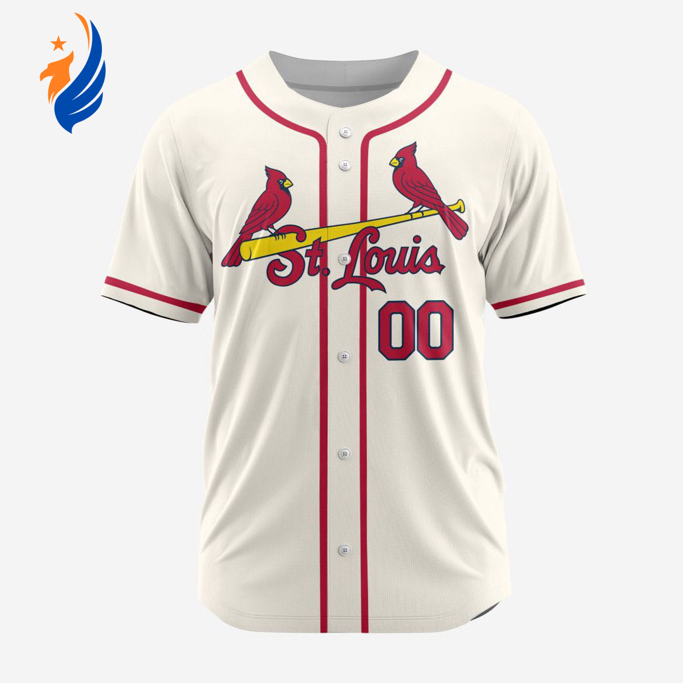 MLB St. Louis Cardinals Personalized Alternate Baseball Jersey - Bafud