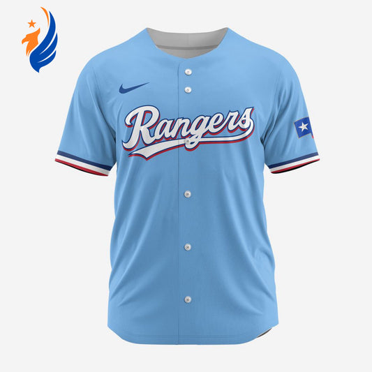 MLB Texas Rangers Personalized Alternate Baseball Jersey - Bafud